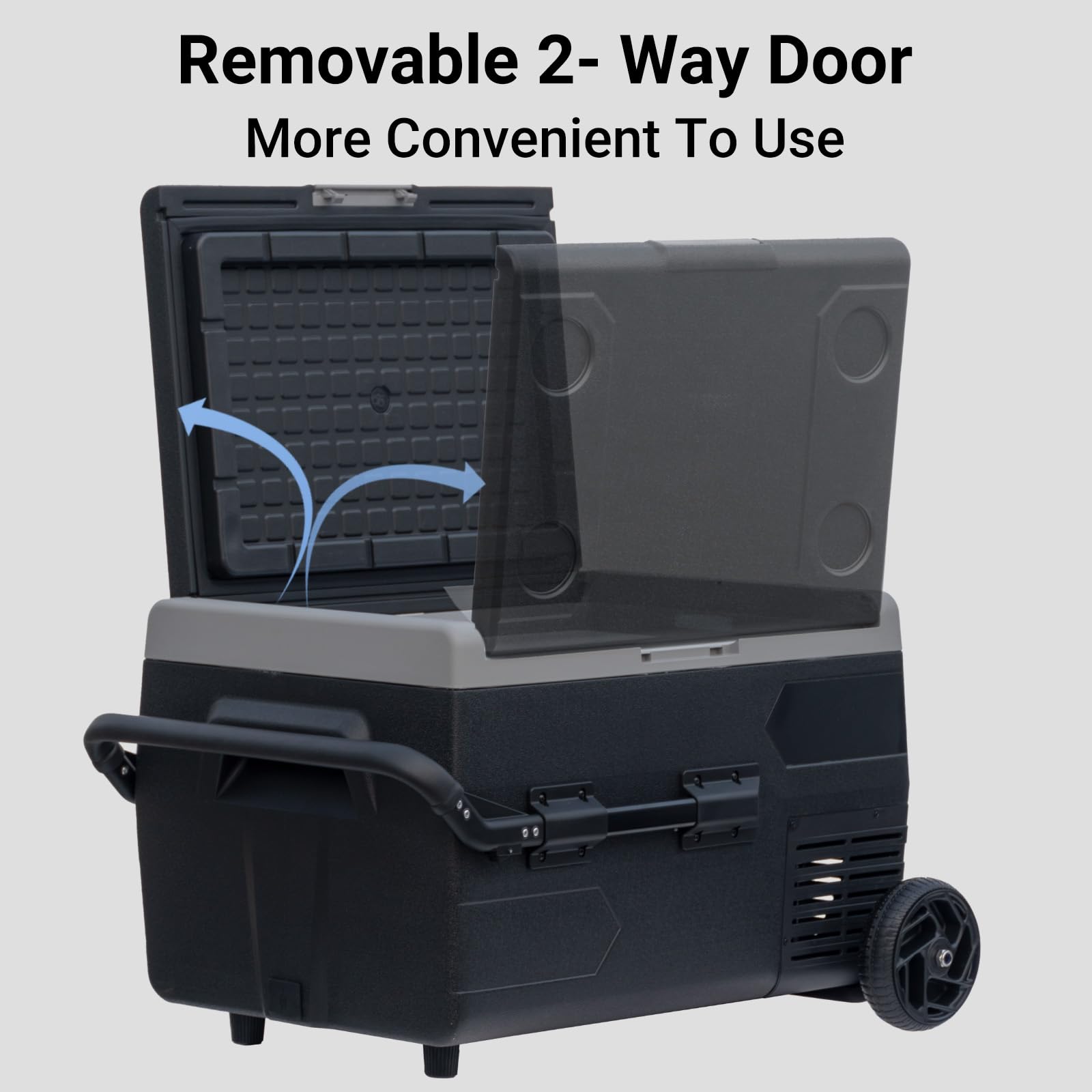 Amazon.co.jp: Techomey 12ボルト 車用冷蔵庫 50L ポータブル冷蔵庫